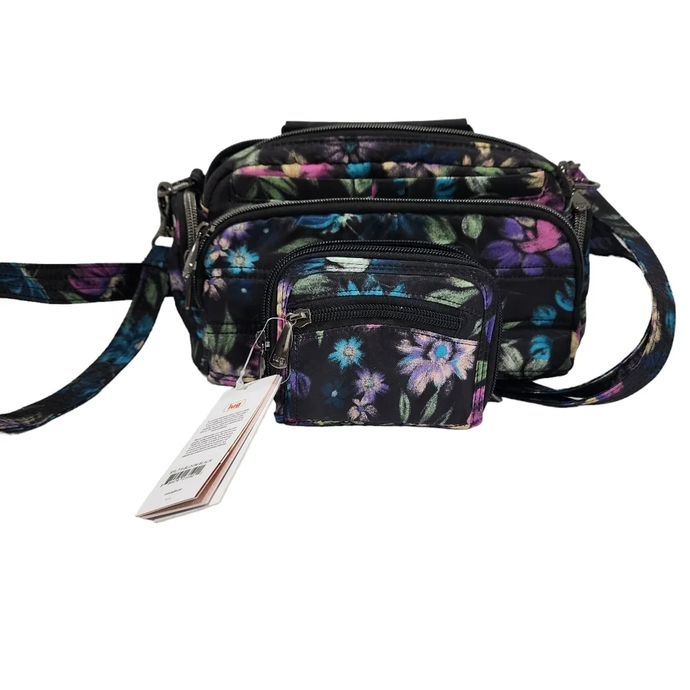 LUG TROLLEY MEDIUM EAST/WEST TOP HANDLE CROSSBODY BAG W/ MATCHING SPLITS WALLET